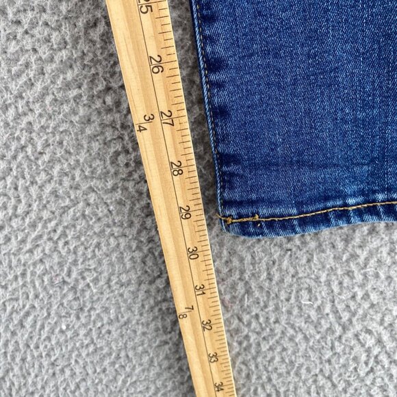 Maurices Jeans Womens 6 Blue Medium Wash Denim Sculpt Straight Stretch Casual - Picture 11 of 12